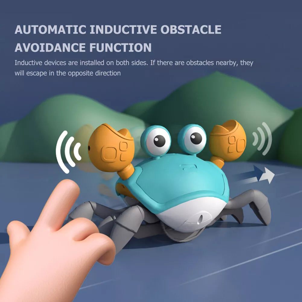 Crab Moving Induction Toy with Sound & Lights