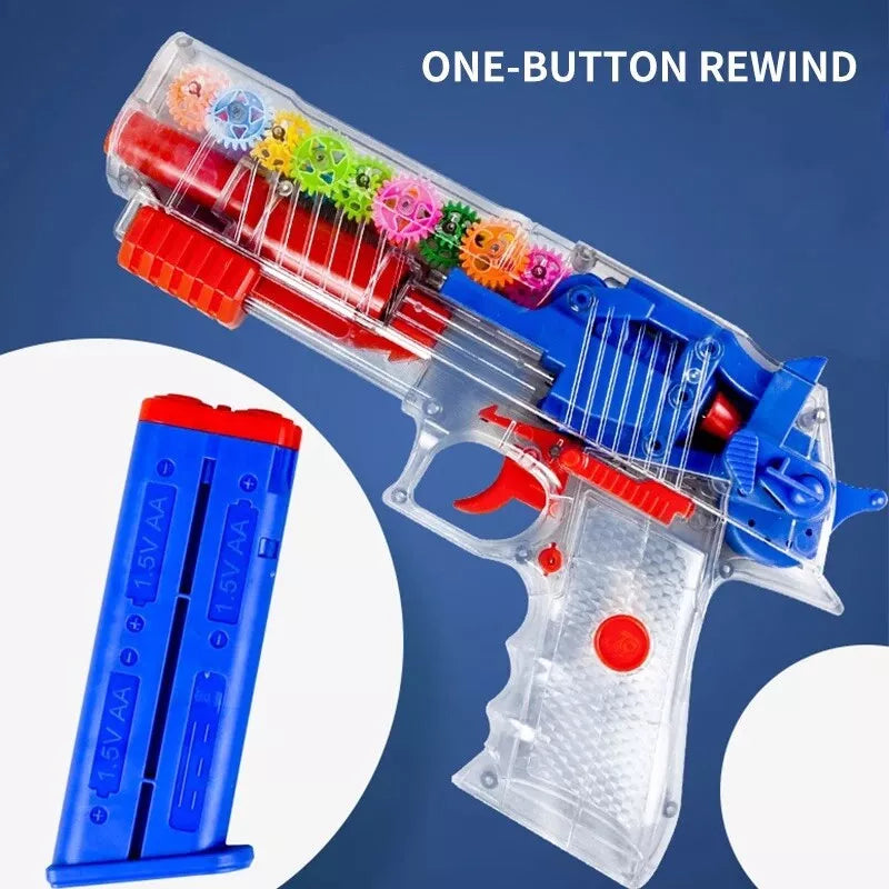 Gear Light Up Nerf Style Foam Bullet Launcher - 2 Colours