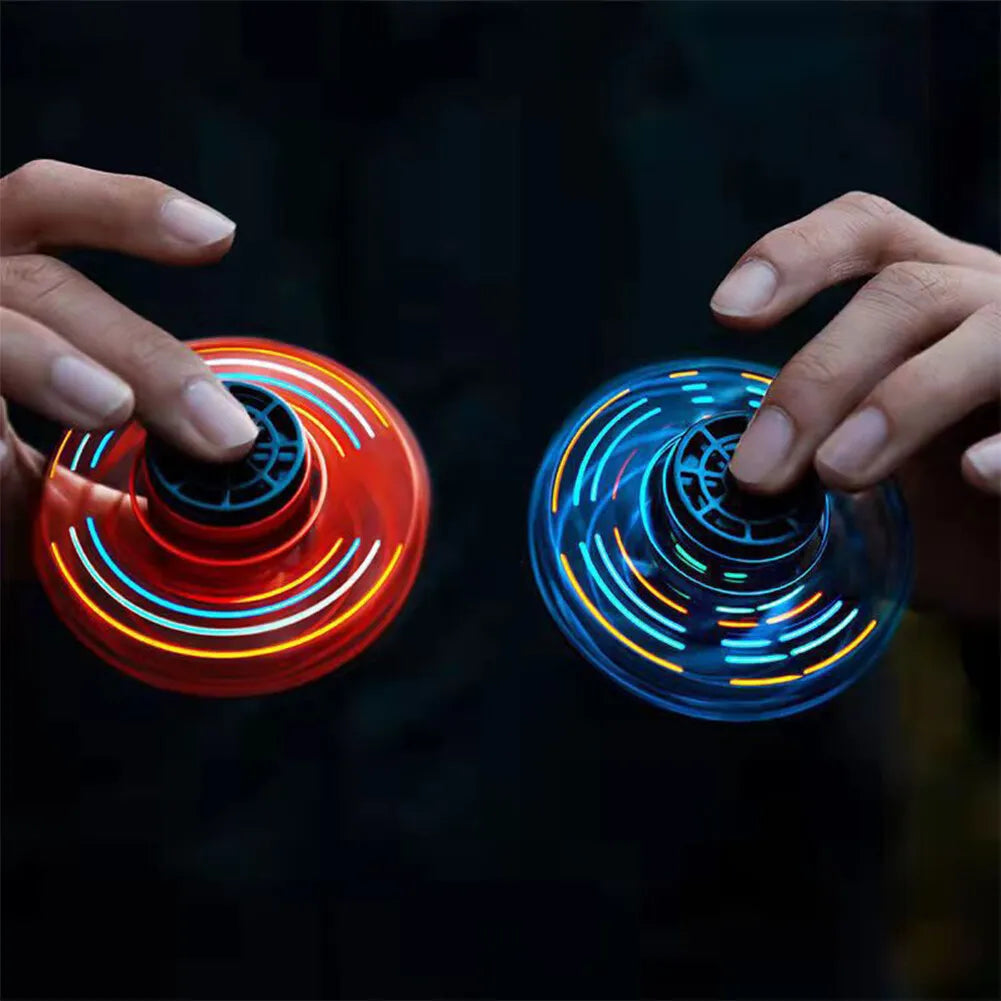 Flying Spinning Top - Rechargeable Gadget Pro Flying Space Orb Magic Mini Drone UFO Boomerang Boy Kids Toy - 3 Colours