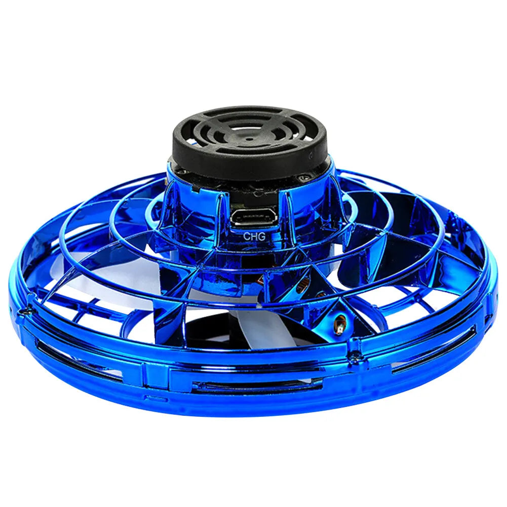 Flying Spinning Top - Rechargeable Gadget Pro Flying Space Orb Magic Mini Drone UFO Boomerang Boy Kids Toy - 3 Colours