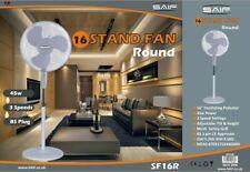 SAIF 16" Stand Fan Round Base Black SF16R/F16R