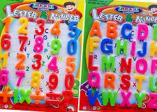 Fridge Magnets Alphabet Letters / Numbers with Symbols Assorted Designs 8201 / 1989