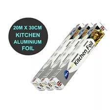 Kitchen Aluminium Foil 20m x 30cm Home Outdoors ST80859