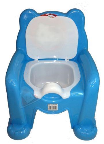 Plastic Children's Baby & Toddler Plastic Potty Training Chair 35 x 28 cm Blue H1599 A