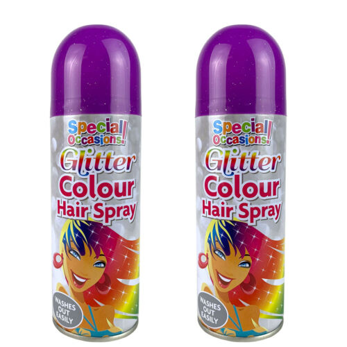 Rapide Washable Glitter Colour Hairspray 200 ml Assorted Colours 5509