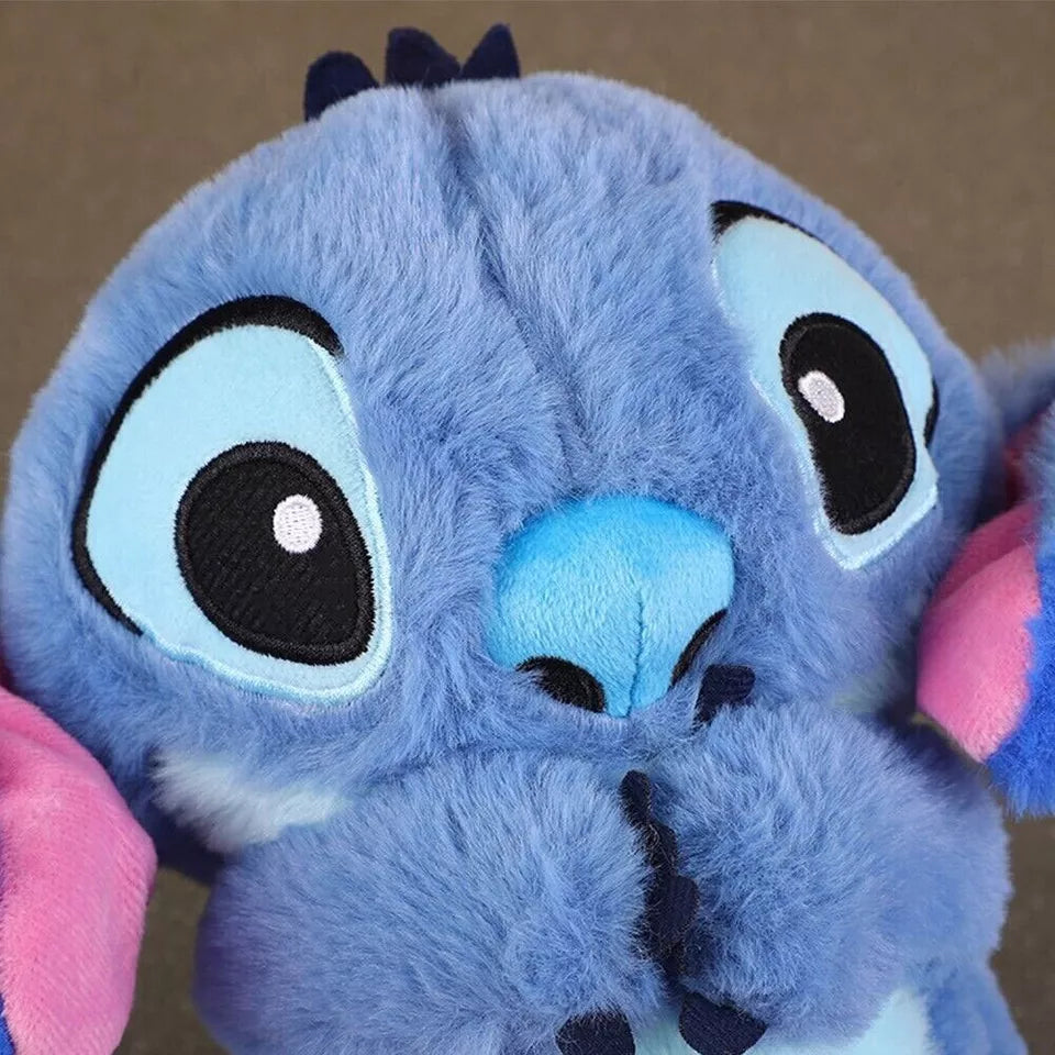 Stitch Angel Breathing Musical Light Up Soothing Doll Sleep Toys Anxiety Relief Soft Plush Toy Gift