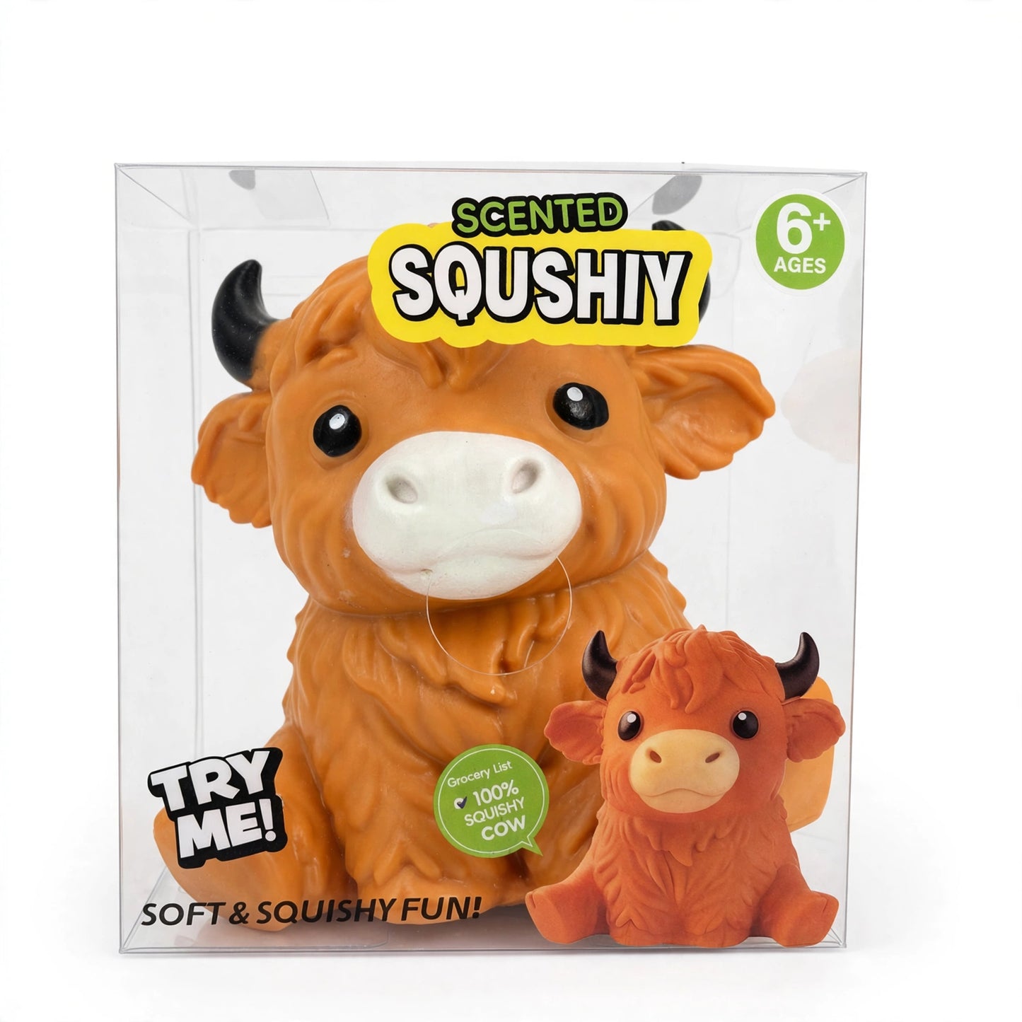 XL Jumbo Squishy Highland Cow Fidget Squish Sensory Toy