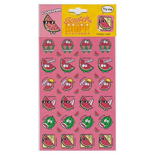 Watermelon Super Scratch And Sniff Sticker Pack