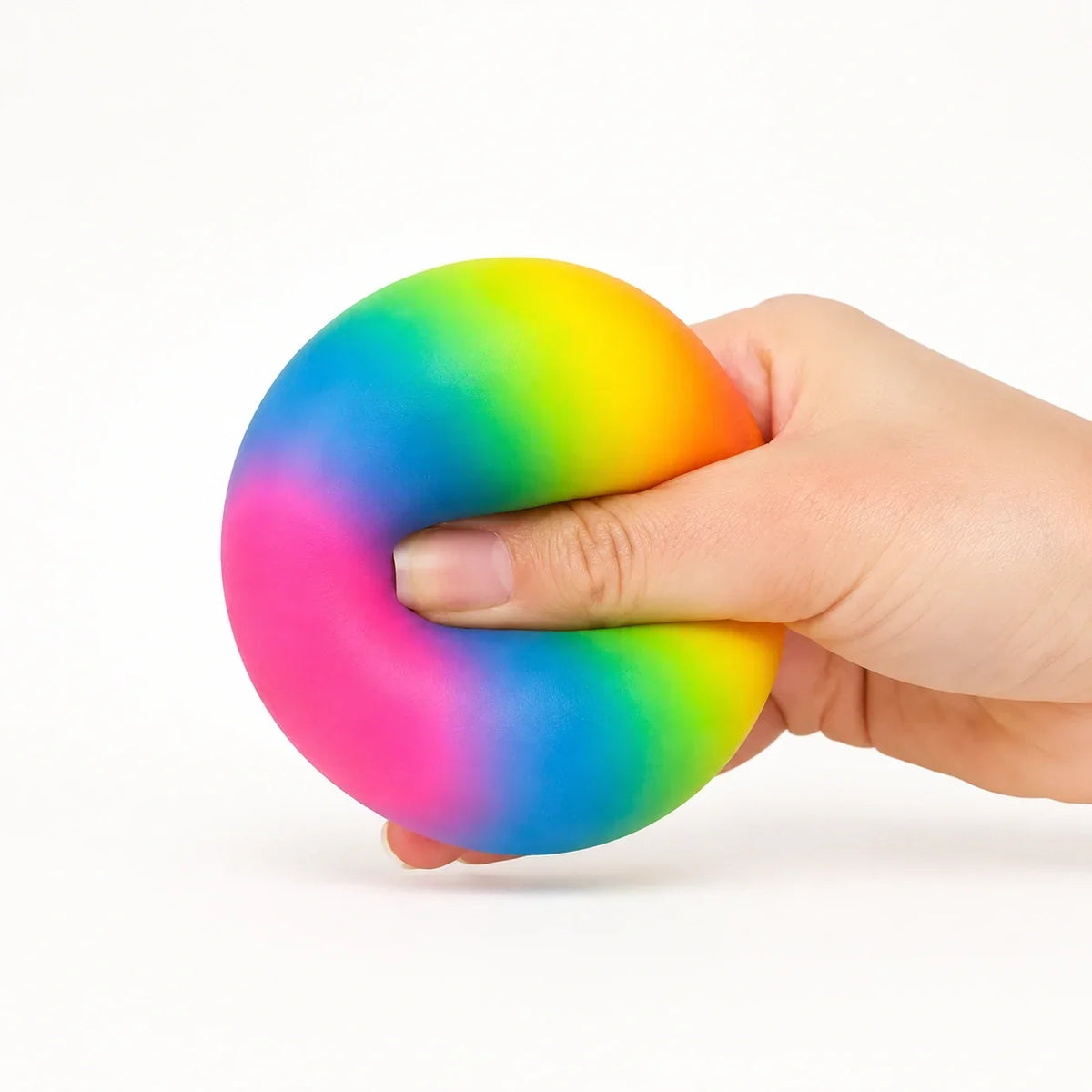 Scrunchems Rainbow Squish Ball - Fidget Squishy Sensory Toy