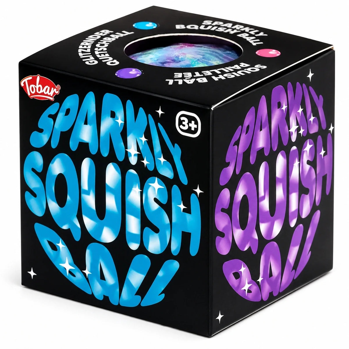 Scrunchems Sparkly Squish Ball - 3 Colours