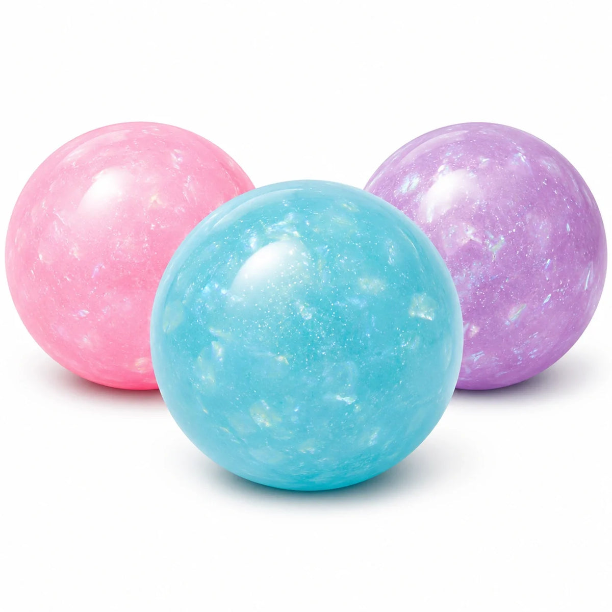 Scrunchems Sparkly Squish Ball - 3 Colours