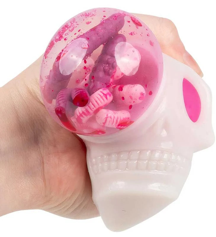 Scrunchems Squeezy Squishy Skull Of Horrors Fidget Squish Toy
