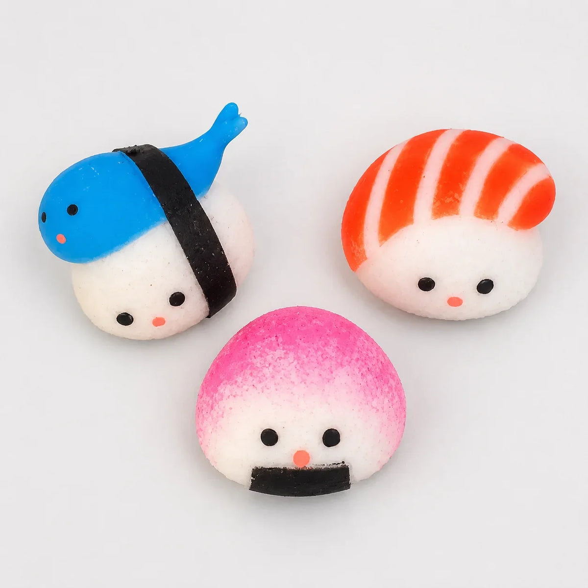 Scrunchems Squishy Sushi 3 Pack - Fidget Sensory ASMR Squish Toy