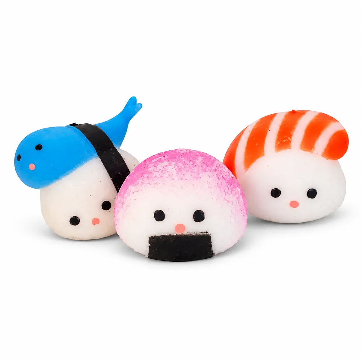 Scrunchems Squishy Sushi 3 Pack - Fidget Sensory ASMR Squish Toy