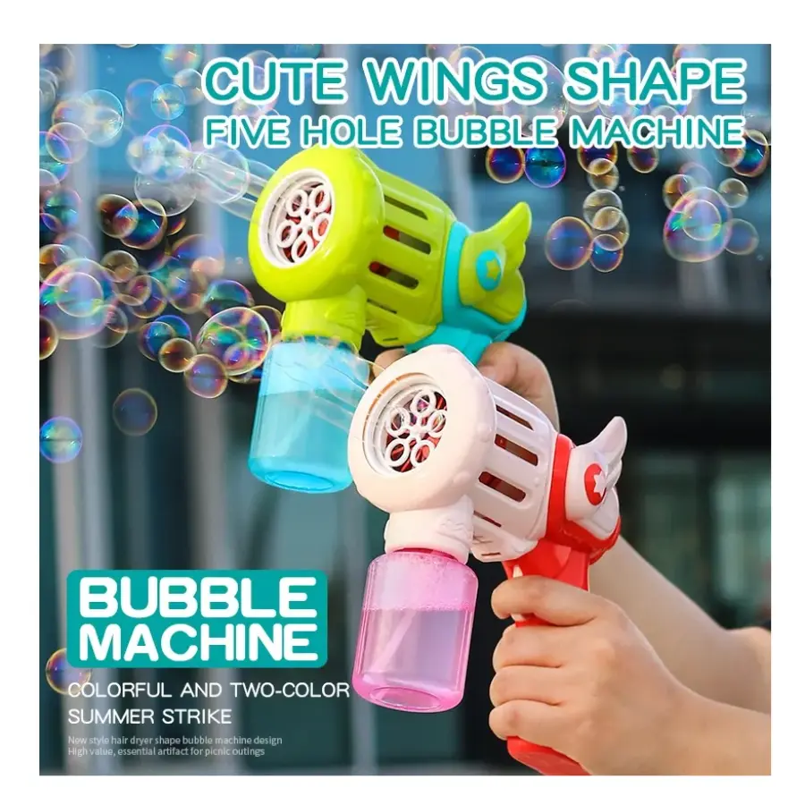 Automatic Bubble Gun Launcher Toy