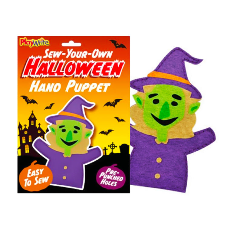 Halloween Witch Felt Puppet Kit