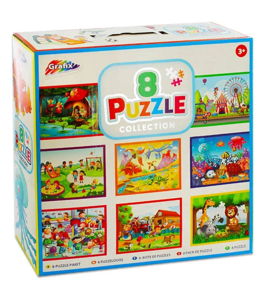 Jigsaw Puzzle Bumper Box - 8 Puzzle Collection