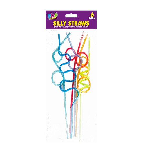 Curly Wurly Silly Straws x 5
