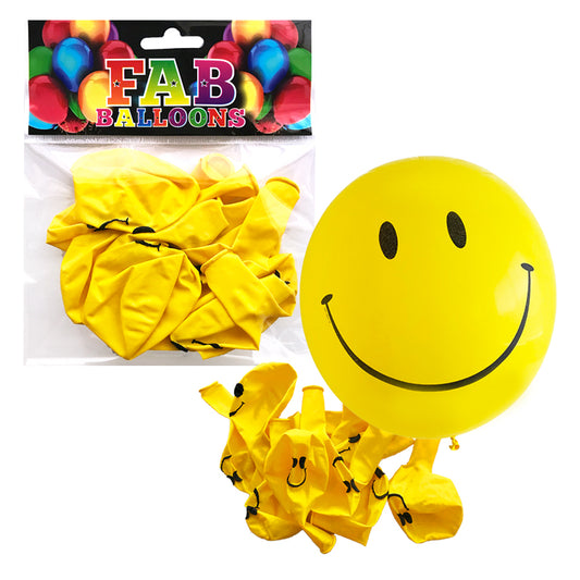 Smiley Balloons x 18