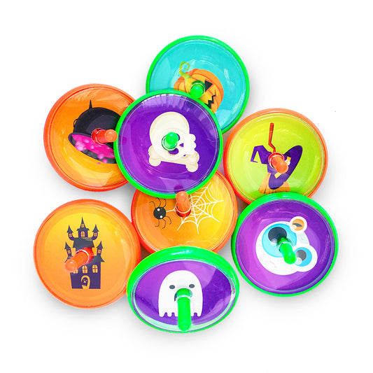 Halloween Spinning Tops x 8