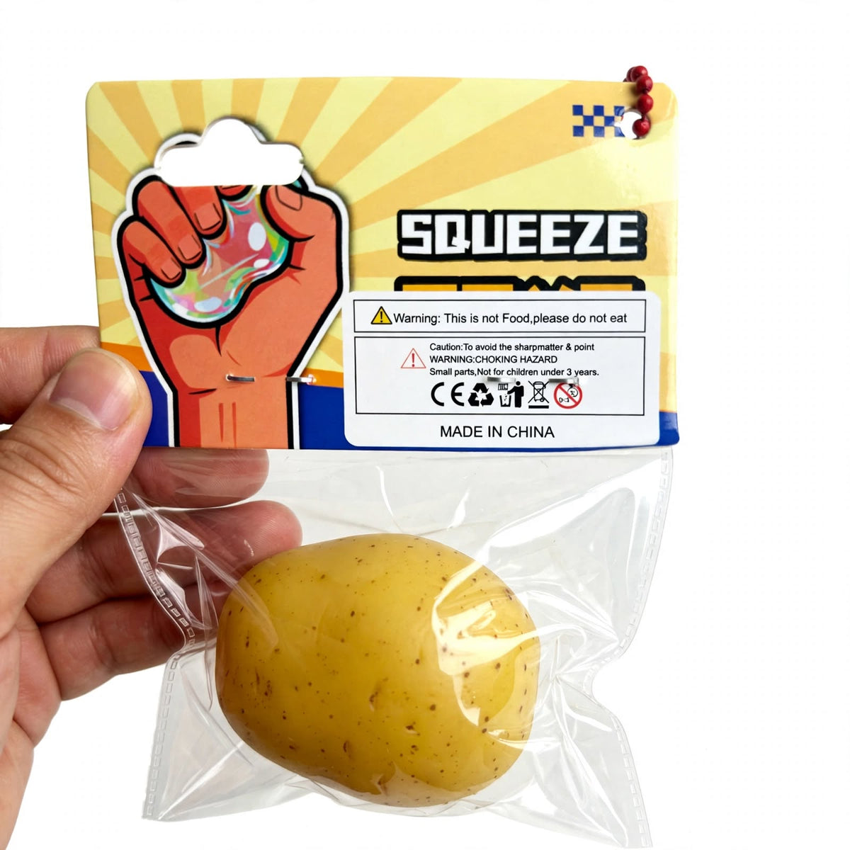 Squishy Spuds Squish Fidget Squeeze Potato Sensory Taba Toy - 4 to Collect