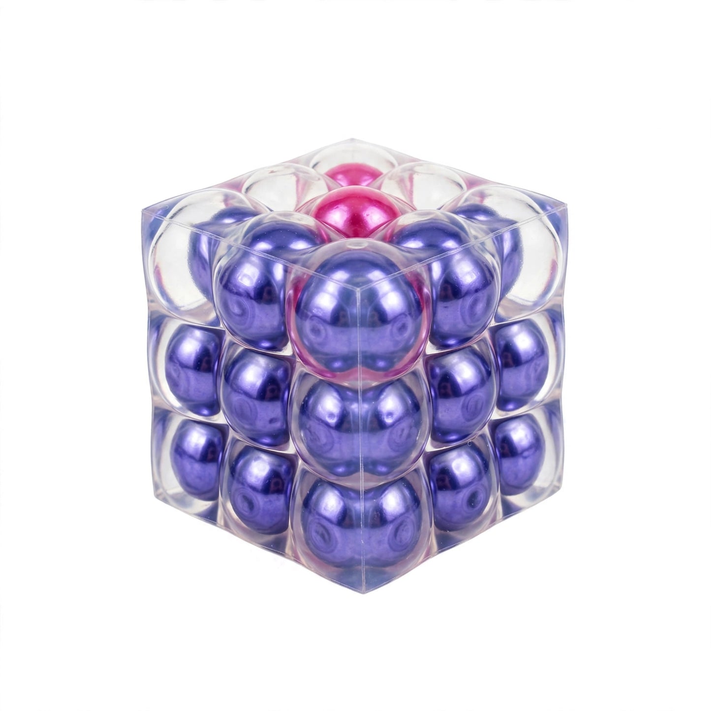 Viral Pearl Crackle Cube - Galaxy Mix Colour Squishy Fidget Sensory Toy
