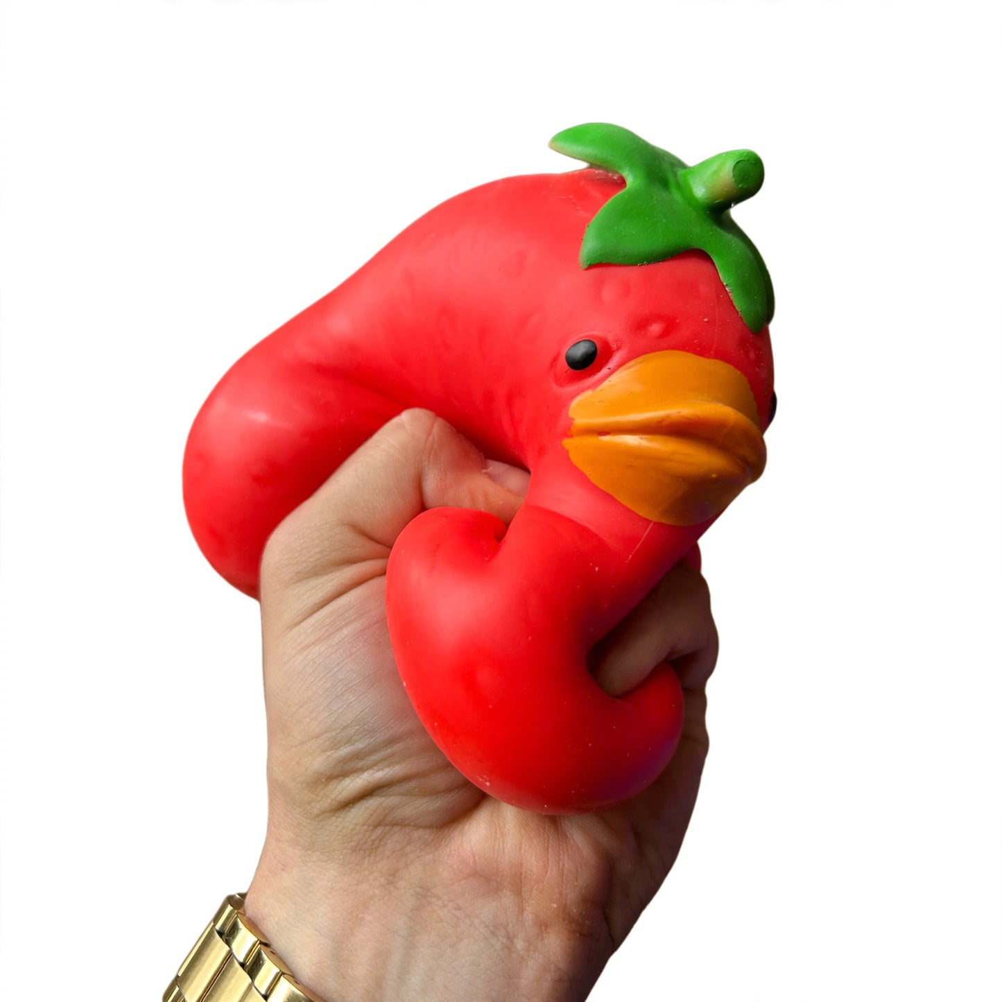 XL Squishy Strawberry Duck Squeeze Fidget Sensory