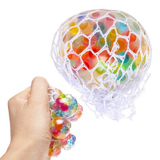 Novelty Pearly Squishy Mesh Ball