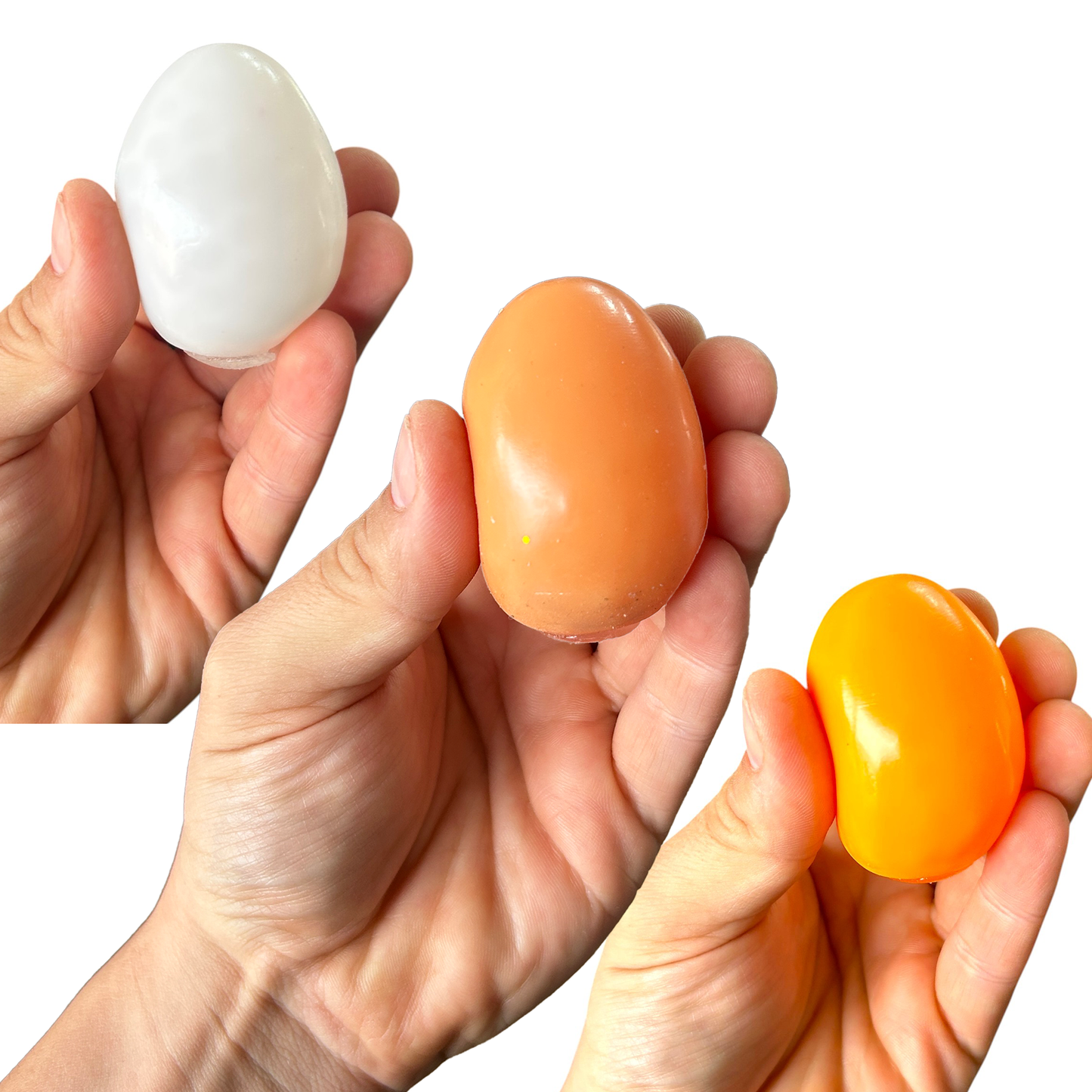 Squishy Egg Orbeez Filled Squish Eggs Fidget Sensory Toy - 3 Colours Available