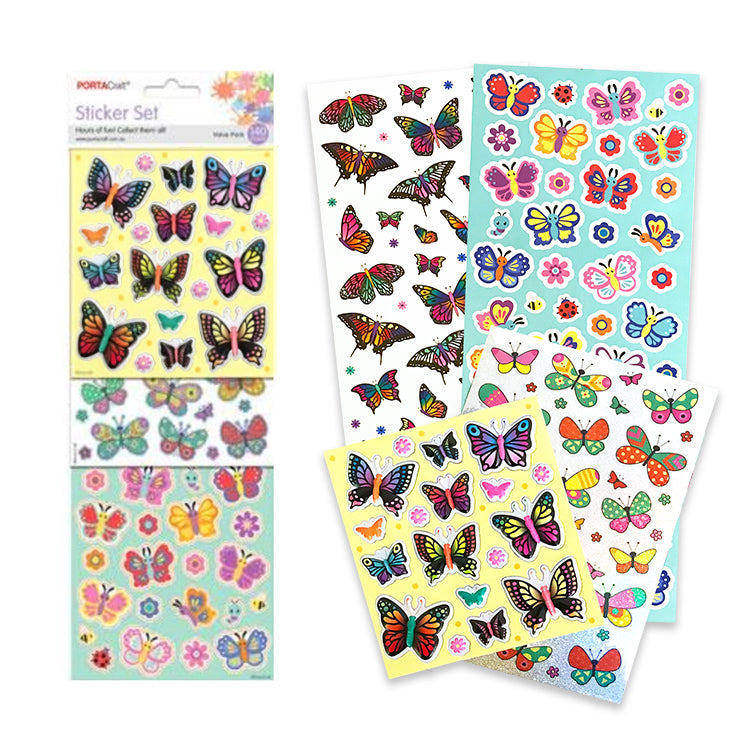 Butterflies Bumper Sticker Mix