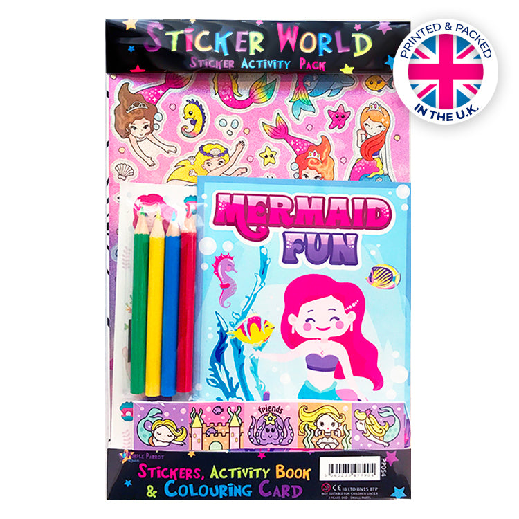 Mermaid Midi Sticker/Activity Pack