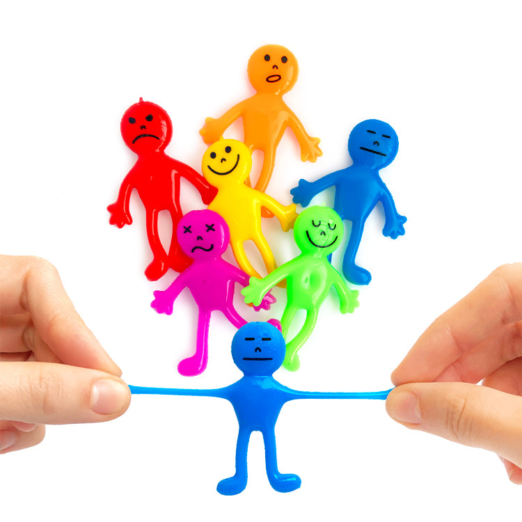 Smiley Stretchy Men x 10