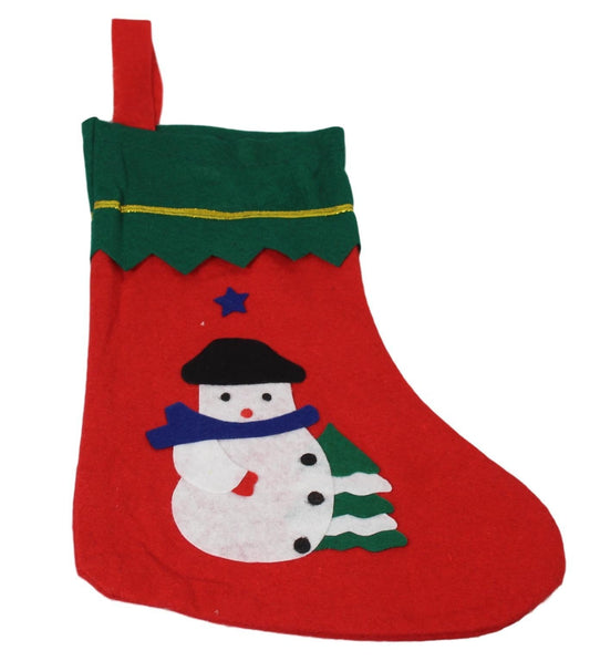Christmas Festive Special Stocking Red and Green Hanging Stocking 32cm 1437
