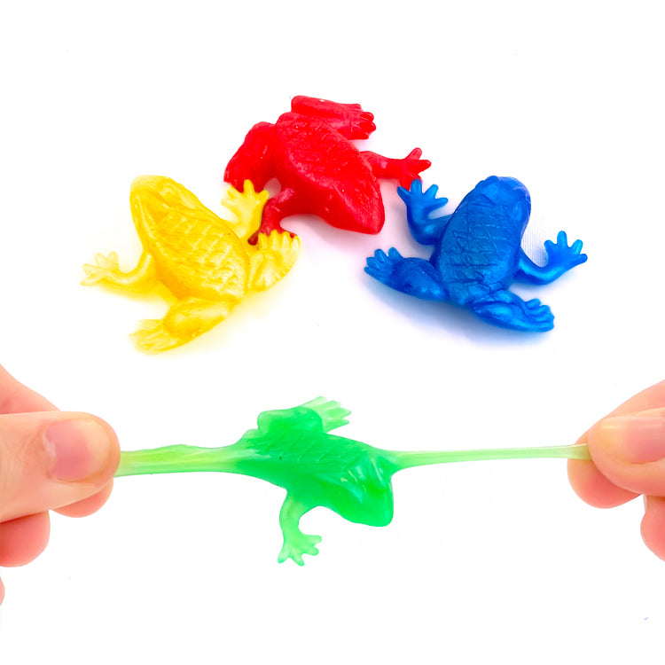 Mini Stretchy Frogs x 10
