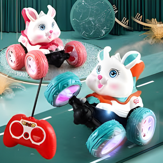 Rally Rabbits 360 Degree Roll Stunt Remote Control Car With Sound & Lights