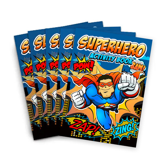 Superhero Mini Activity Book x 5
