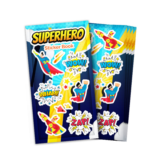 Superhero Mini Sticker Book (12 Sheets)