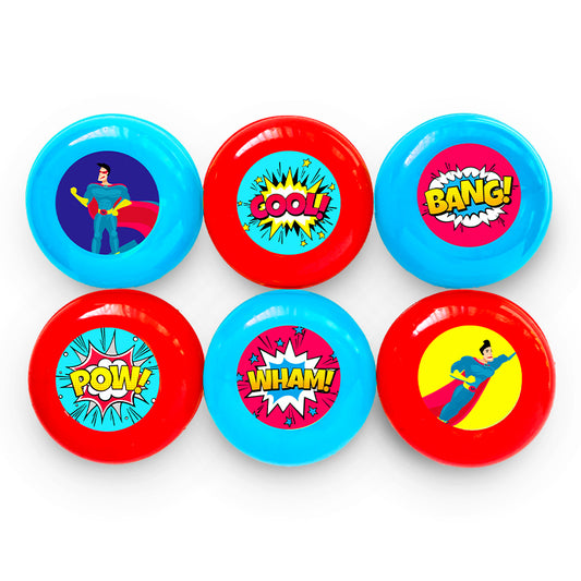 Superhero Mini Yo Yos x 5