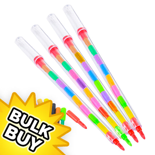 Swap Point Crayon Stackers x 72 ( BULK BUY )