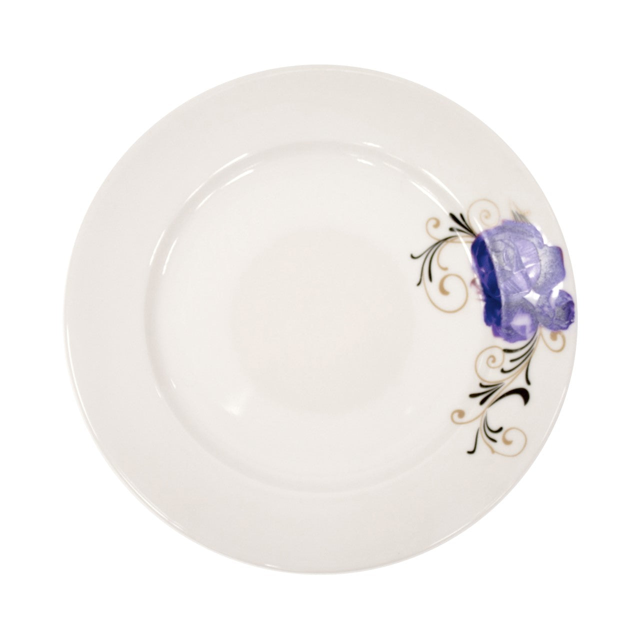 Durane Ceramic Dinner Plate Blue Rose 26.5cm 10031