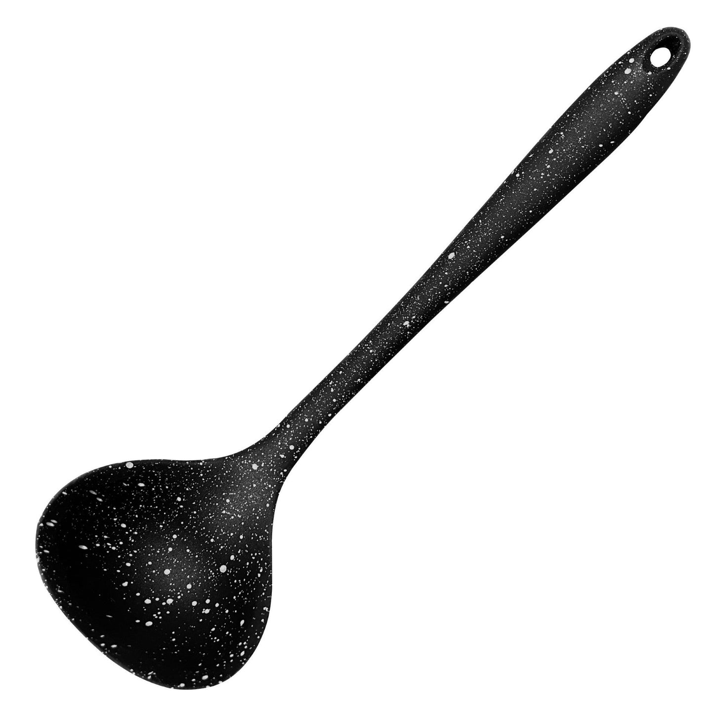 Silicone Ladle 8.5 x 29.5 cm Speckled Black 10201