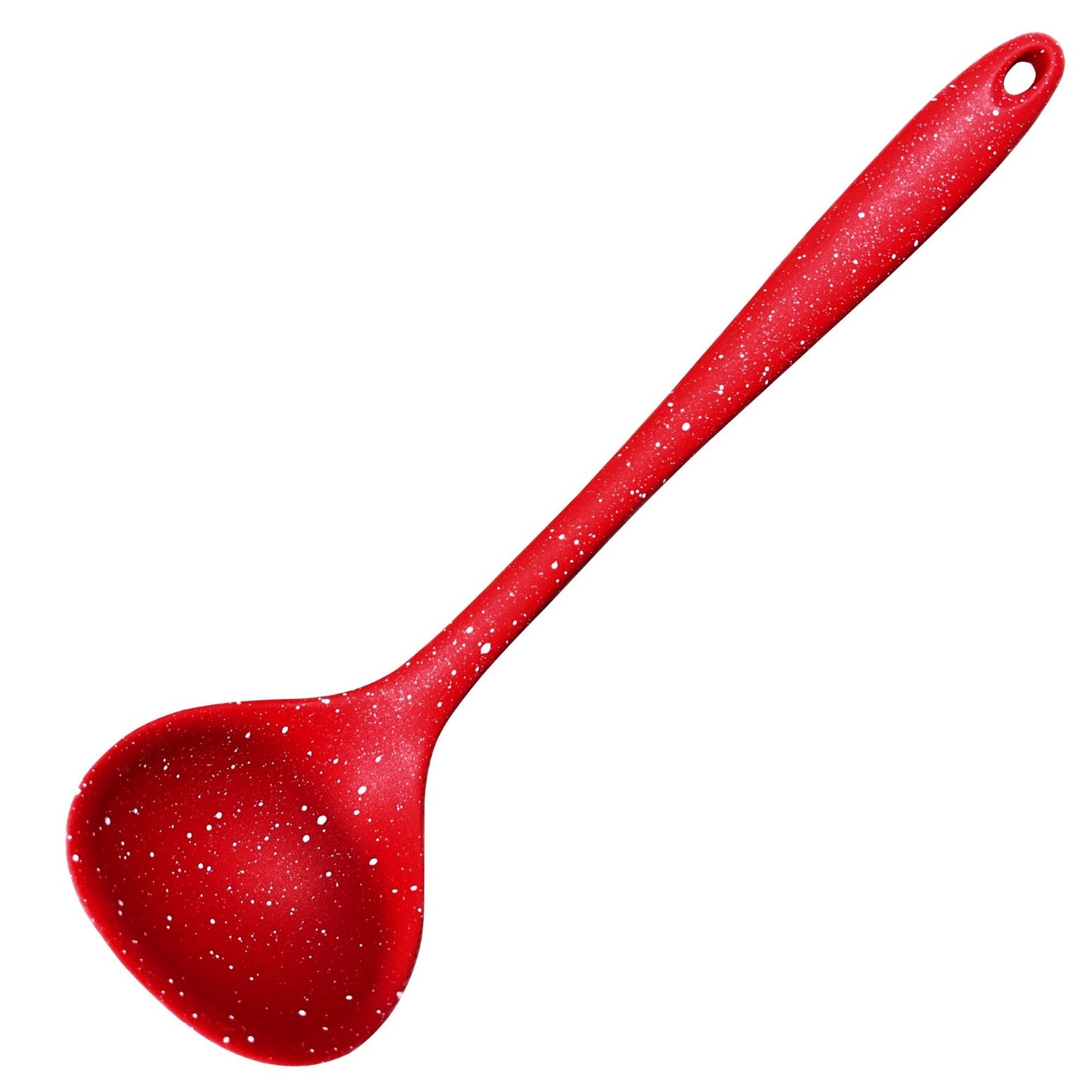 Silicone Ladle 8.5 x 29.5 cm Speckled Red 10236