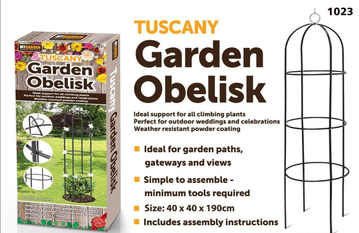 Tuscany Garden Obelisk All Fi x ings Included Garden Essential