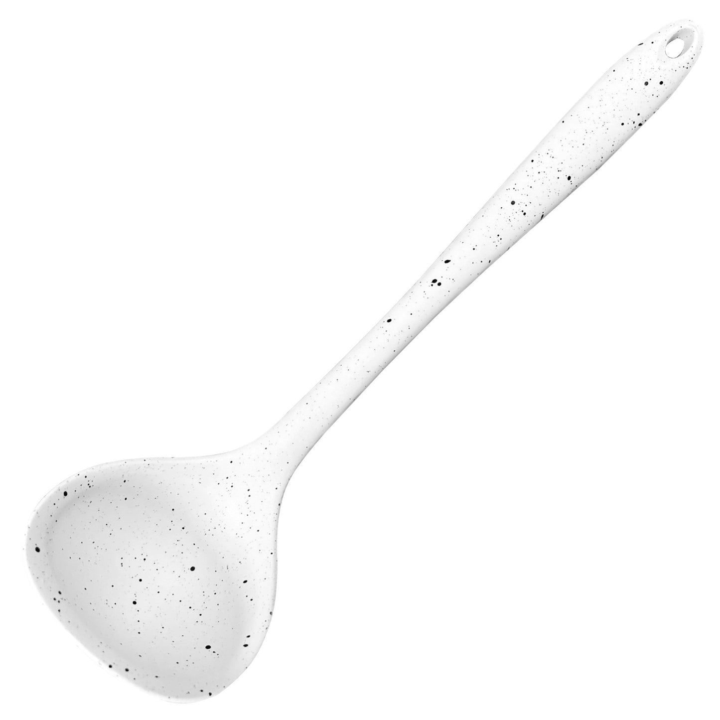 Silicone Ladle 8.5 x 29.5 cm Speckled White 10245