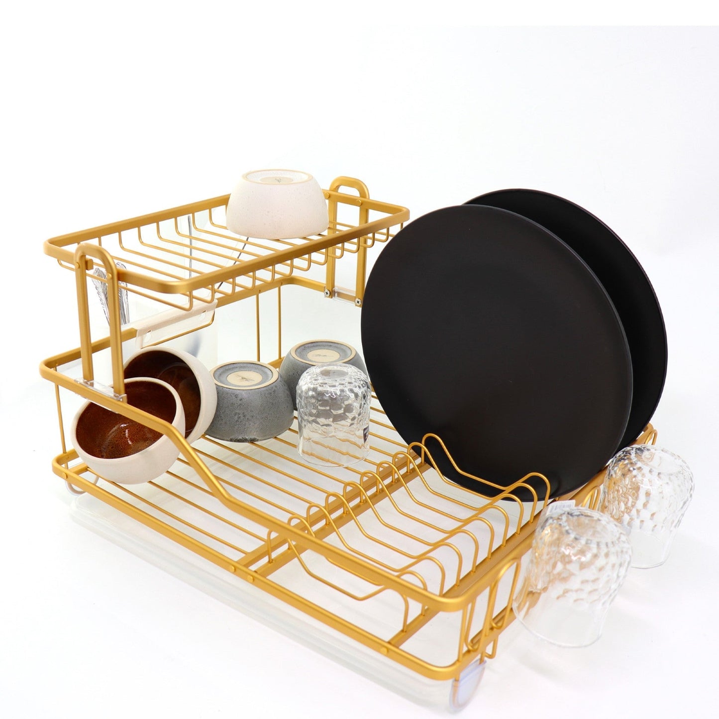 Durane Aluminium Dish Drainer Rack 47.5 X 35 X 28 Cm Copper Yellow