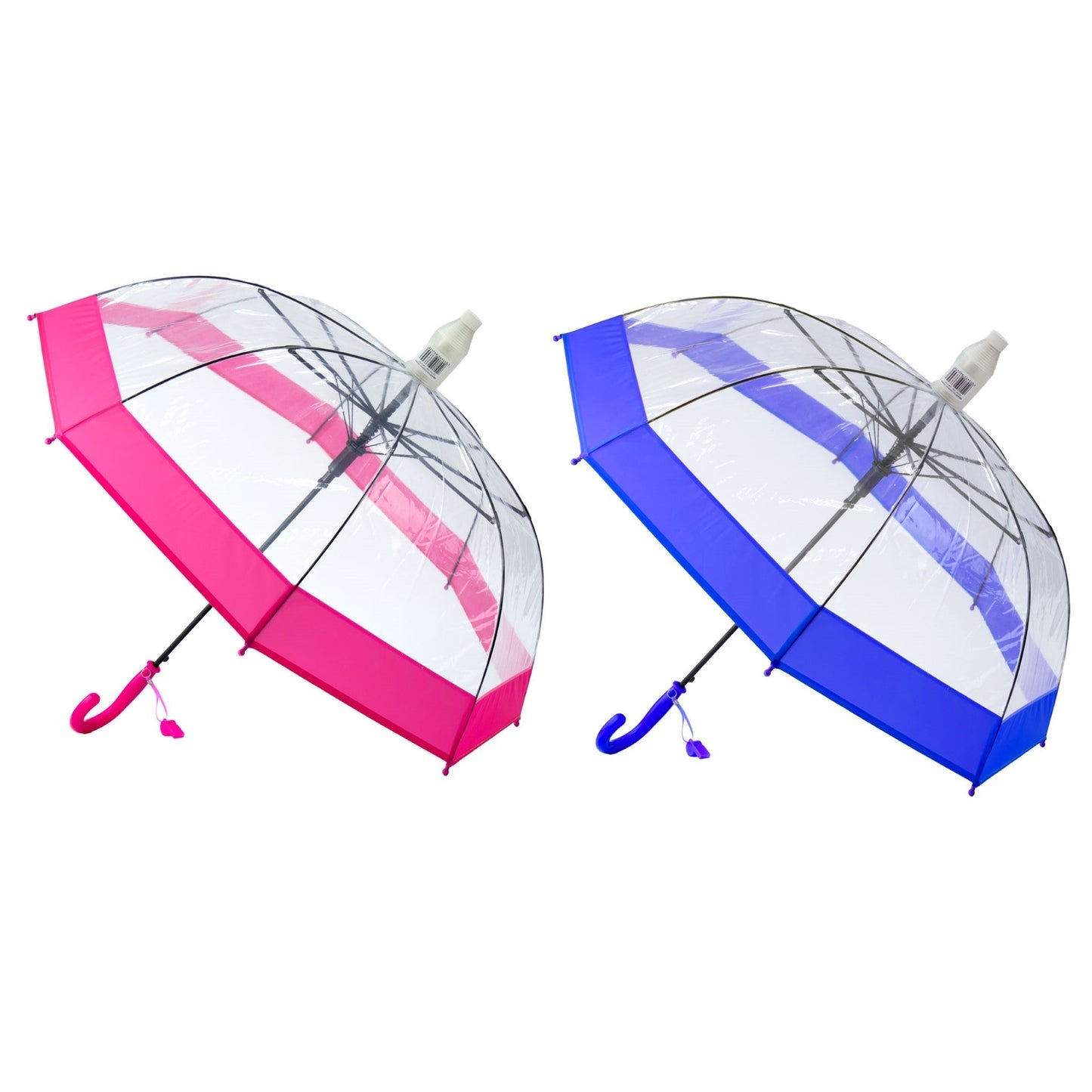 Durane Clear Kids Umbrella with Cover 48.5 cm Assorted Colours 10762