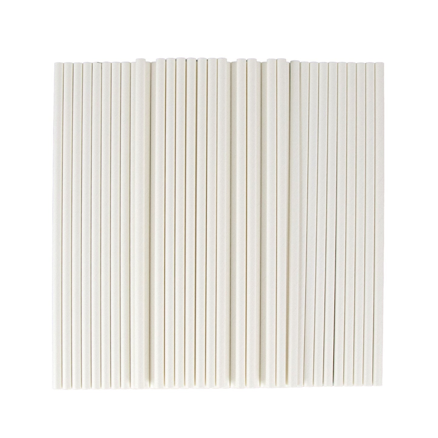 Durane Eco Paper Drinking Straws 6 x 197 mm Pack of 100 White 10811