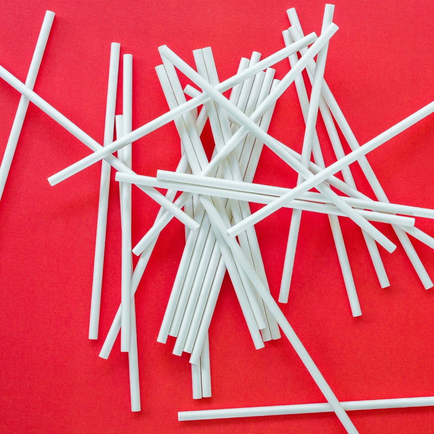 Durane Eco Paper Drinking Straws 6 x 197 mm Pack of 100 White 10811