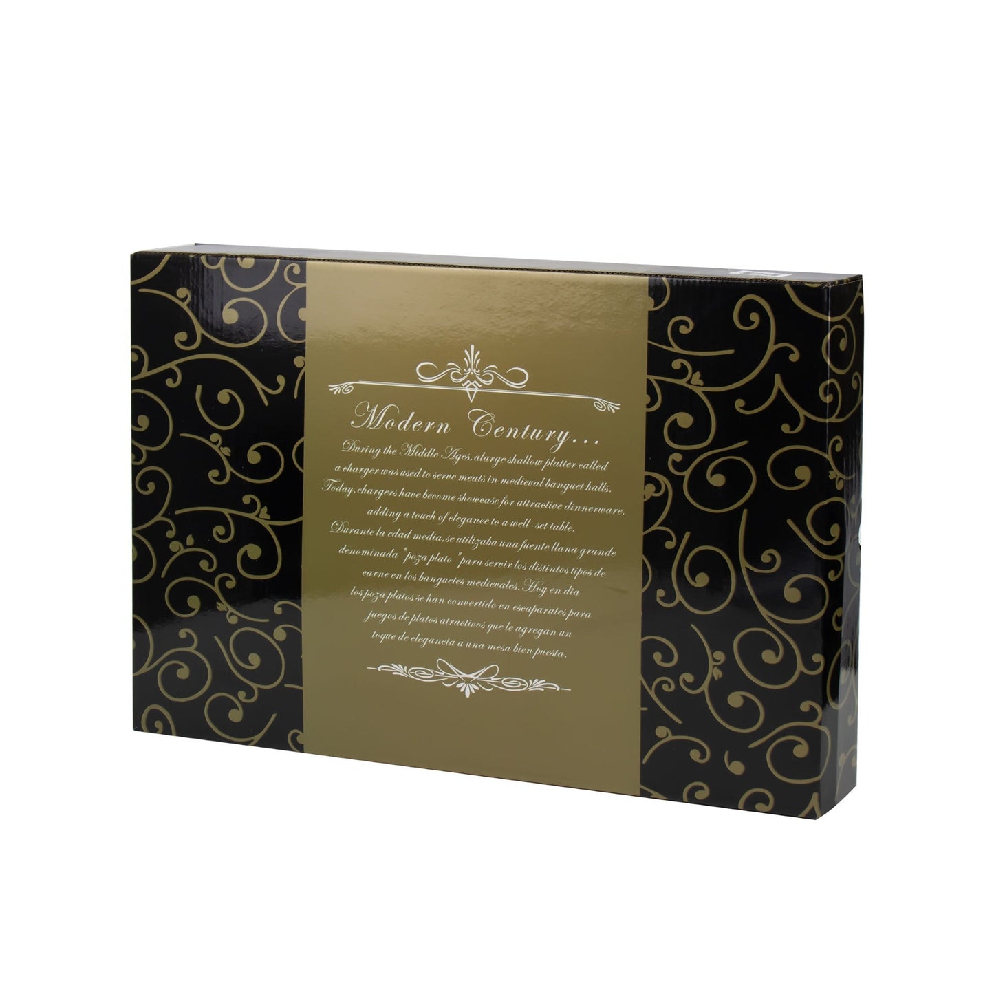 SQ Professional Durane Ornate Party Serving Tray Silver 5470XNN Set of 3 Oblong 10974
