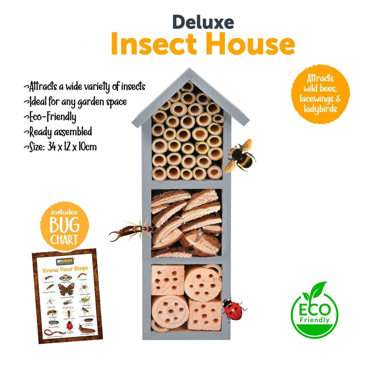 Eco Friendly Delu x e Insect House